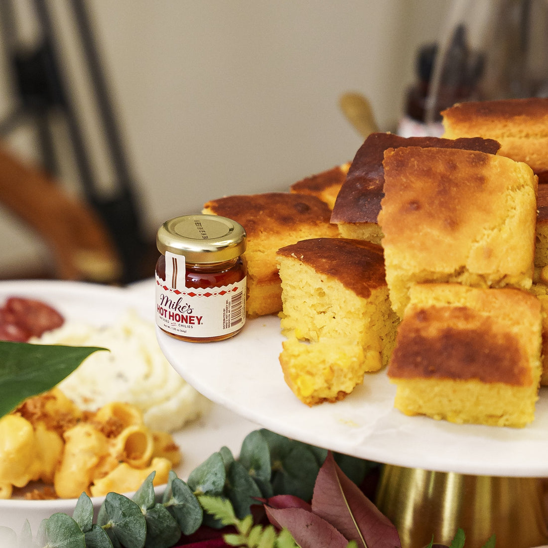 Classic Cornbread with Hot Honey