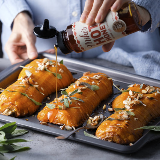 Hot Honey Hasselback Squash