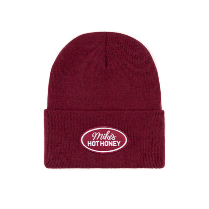 Knit Beanie with Patch