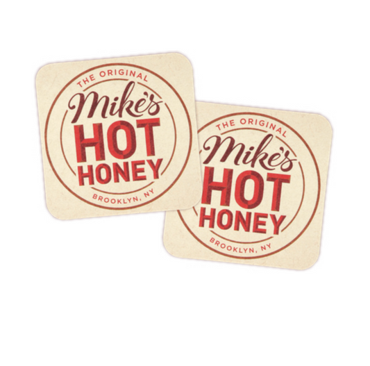 Mike's Hot Honey Cardboard Color Logo Coaster (100ct)